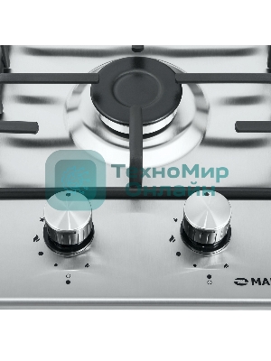 Газовая варочная панель Maunfeld EGHS.32.3ES/G, 2 конфорки, нержавеющая сталь