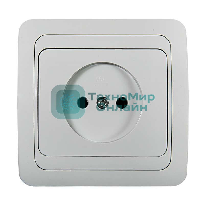 Розетка 1-м CLASSICO 2022 белый ASD/IN HOME 4680005959891