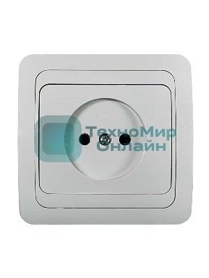 Розетка 1-м CLASSICO 2022 белый ASD/IN HOME 4680005959891