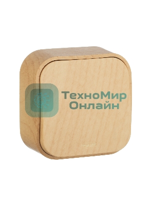 Электроустановочные изделия Legrand Legrand 782264 Переключатель 10A одноклавишный (Дерево)