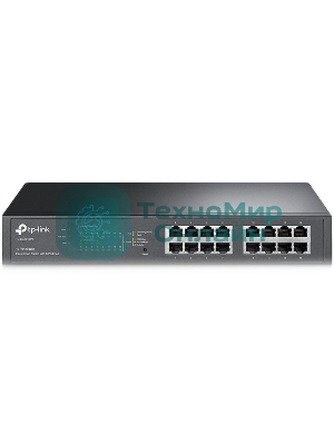 Коммутатор TP-Link SMB TL-SG1016PE Easy Smart гигабитный 16-портовый коммутатор с 8 портами PoE+