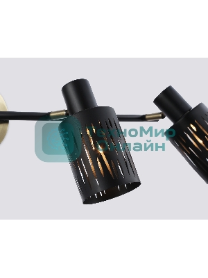 Светильник Ambrella light TR8670/4 BK/SB чёрный/бронза E14/4 max 60W 760*100*190