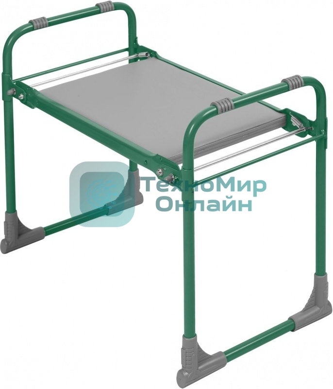 Скамейка садовая с мягким сиденьем НИКА СКМ (СКМ/З зеленый)