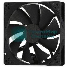 Вентилятор для корпуса Crown CMCF-14025S-1400 черный, 140 мм, 1200 об/мин, 27 дБ, 3 pin