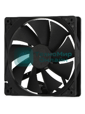 Вентилятор для корпуса Crown CMCF-14025S-1400 черный, 140 мм, 1200 об/мин, 27 дБ, 3 pin