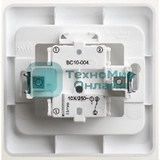 Переключатель 1-кл. СП Этюд 10А бел. SchE BC10-004B