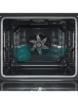 Встраиваемый духовой шкаф Kuppersberg HF 609 BX, High-Tech, объем 80 л, 10 режимов работы, телескопические направляющие, цифровой таймер, 2 стекла в дверце, утапливаемые переключатели, энергоэффективность А, черный/нержавеющая сталь