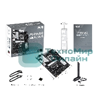 Материнская плата ASUS PRIME B650-PLUS WIFI, AM5, AMD B650, 4xDDR5, 4xSATA, 2xM.2, 1xPCIe 4.0 x16, 2xPCIe 4.0 x1, 1xDP, 1xHDMI, 1x2.5Gb LAN, Wi-Fi 6E, Bluetooth 5.3, 4xUSB-A 10Gbps, 2xUSB-A 5Gbps, 2xUSB-A 2.0, 5x3.5 мм, 7.1, ATX