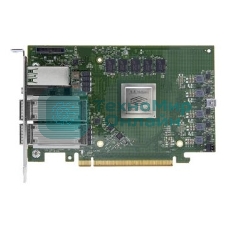 Плата сетевого контроллера, Mellanox Bluefield-2 P-Series SmartNIC 100GbE Dual-Port QSFP56, PCIe Gen4 x16, Crypto Disabled, 16Gb on-board DDR, 1GbE OOB management, Tall Bracket, FHHL. (SSTMBF2H516ACENOT)