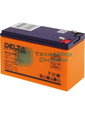 Батарея для ИБП Delta HR 12-28 W (12V, 7Ah)