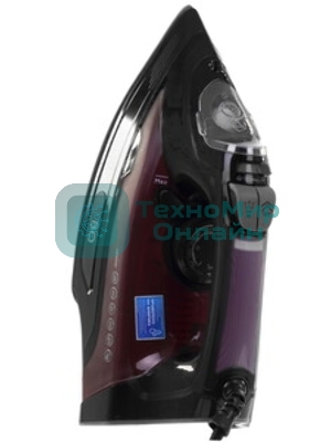 Утюг BQ SI1003 черный/винный/красный, 2600 Вт, 35 г/мин, 160 г/мин, 360 мл