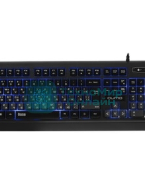 (Поврежденная упаковка) Клавиатура Qumo Office Base K59 проводная, USB Type-A, чёрный