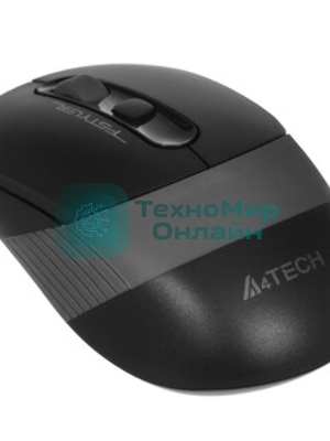 Мышь беспроводная A4Tech Fstyler FG10S черный/серый, 2000 dpi, радиоканал, USB, кнопки - 4
