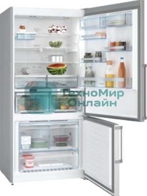 Холодильник Bosch KGN86AI32U серебристый двухкамерный 479/140л морозилка снизу