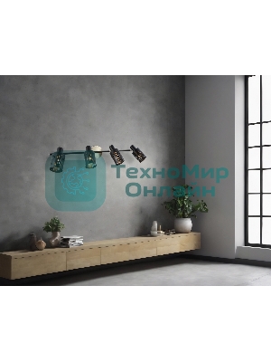 Светильник Ambrella light TR8670/4 BK/SB чёрный/бронза E14/4 max 60W 760*100*190