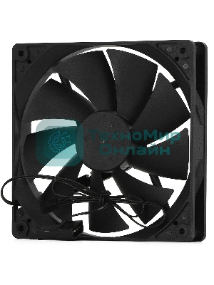 Вентилятор для корпуса Crown CMCF-14025S-1400 черный, 140 мм, 1200 об/мин, 27 дБ, 3 pin