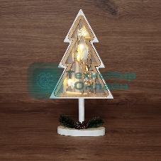 Деревянная фигурка с подсветкой 