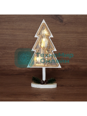 Деревянная фигурка с подсветкой 