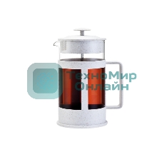 Френч-пресс LR06-50-350 <350мл> экологически чистый материал, стальной фильтр 18/10, боросил. стекло