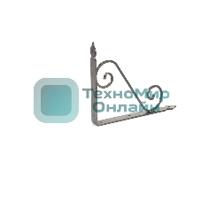 Кронштейн декоративный Сибртех 240 х 290 х 30 х 3,5 мм, темно-серый