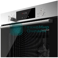 Встраиваемый духовой шкаф Kuppersberg HF 609 BX, High-Tech, объем 80 л, 10 режимов работы, телескопические направляющие, цифровой таймер, 2 стекла в дверце, утапливаемые переключатели, энергоэффективность А, черный/нержавеющая сталь