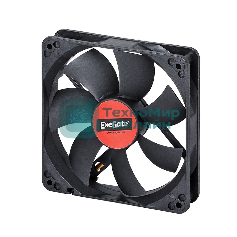 Вентилятор для корпуса ExeGate ExtraPower EP14025S3P черный, 140 мм, 1600 об/мин, 31 дБ, 3 pin