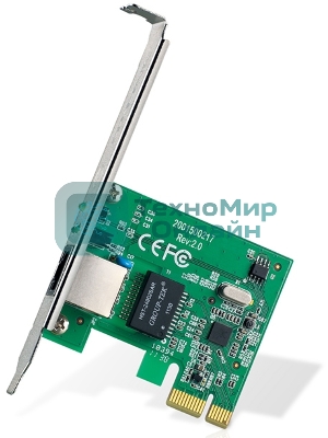 Сетевая карта TP-Link TG-3468 SOHO 32bit Gigabit PCIe, Realtek RTL8168B chipset