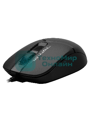 Мышь проводная A4Tech Fstyler FM12S черный, 1200 dpi, USB, кнопки - 3