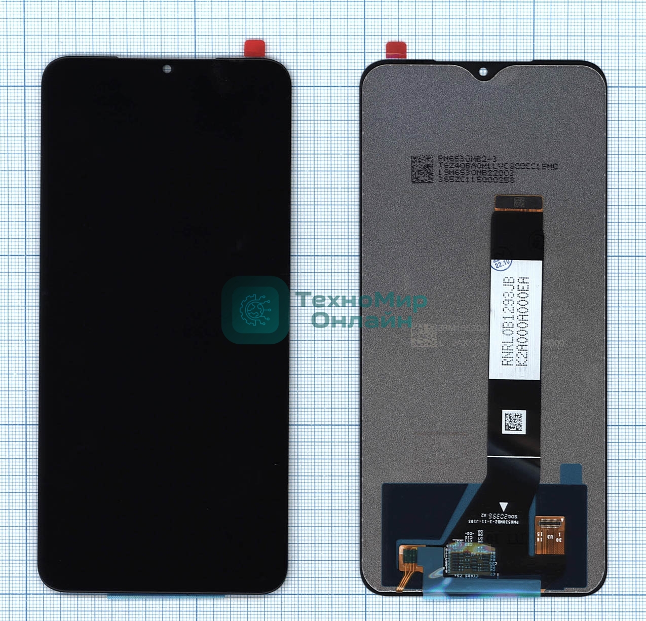 Дисплей для Xiaomi Poco M3, Redmi 9T (IPS) черный