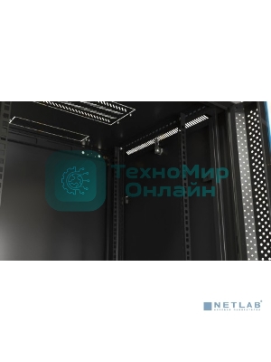 Шкаф настенный Hyperline TWB-0966-SR-RAL9004 19-дюймовый (19