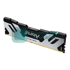 Оперативная память Kingston Fury Renegade, DDR5, 16Gb (1x16Gb), 6400MHz, CL32, DIMM, с радиатором, серебристый/черный