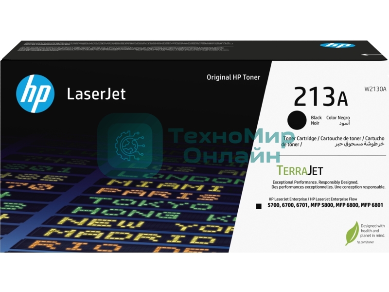 Картридж лазерный HP 213A Black Original LaserJet Toner Cartridge