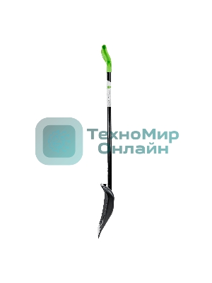 Лопата для уборки снега, полипропилен, 455х345х1330 мм, алюминиевый черенок, BASE Palisad