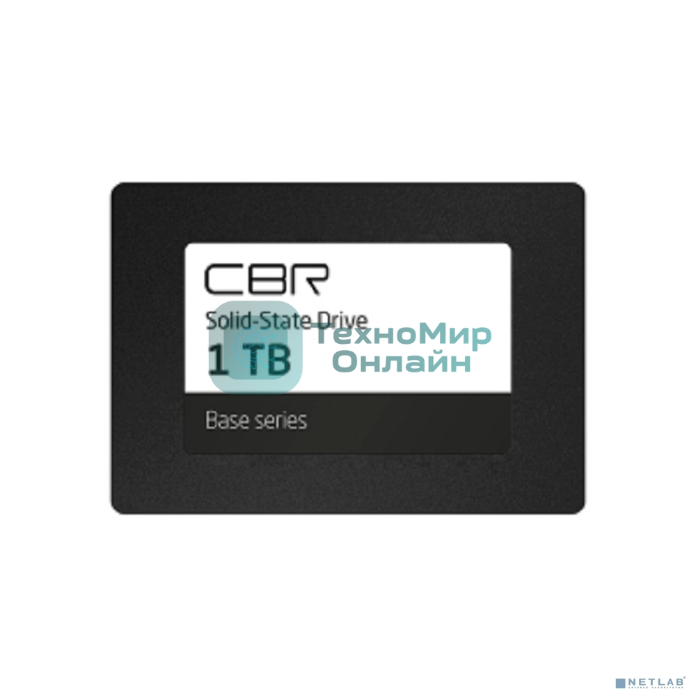 Накопитель SSD CBR Base, 1024 Гб, SATA III, 2.5