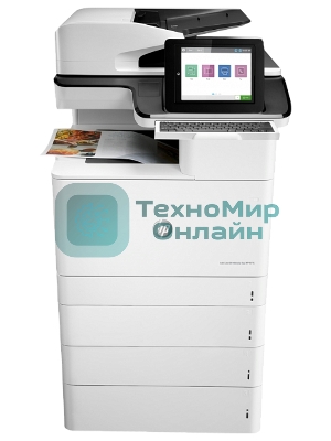 МФУ лазерное HP Color LaserJet Enterprise Flow MFP M776z (3WT91A), A3, цветной, печ. до 46 стр/мин. (А4) до 26 стр/мин. (А3), скан. до 120 стр/мин., 1200 x 1200 dpi (печать) 600x600dpi (скан.), USB, RJ-45, Air Print, Mopria