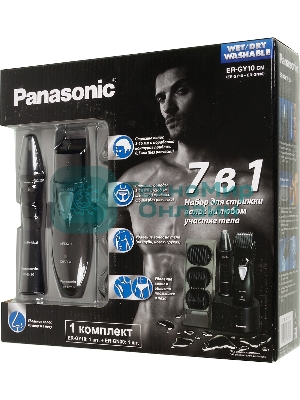 Машинка для стрижки Panasonic ER-GY10CM520 черный (насадок в компл:4шт)