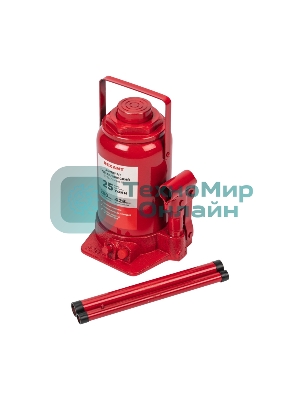 Домкрат гидравлический бутылочный 25т Rexant