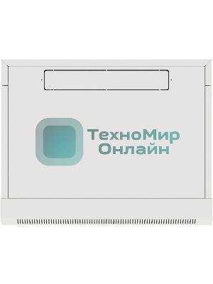 Шкаф коммутационный NTSS Премиум (NTSS-W9U6045GS-2) настенный 9U 600x450 мм пер. дв. стекл 60 кг серый IP20 сталь
