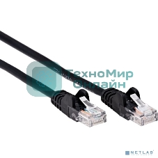 Патч-корд литой AOpen ANP511 2M BK UTP cat.5е 2м черный