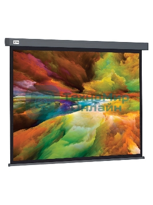 Экран Cactus 152x203см Wallscreen CS-PSW-152X203-SG 4:3 настенно-потолочный рулонный серый