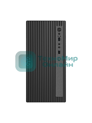 Компьютерный корпус Minitower ExeGate BAA-303M (mATX, без БП, 2*USB, HD Audio, черный)