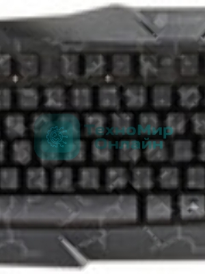 Комплект клавиатура+мышь Oklick HS-HKM100G проводной, USB, 2400 DPI, чёрный
