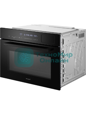 Духовой шкаф электрический Weissgauff OEMS 459 PDB черный, встраиваемый