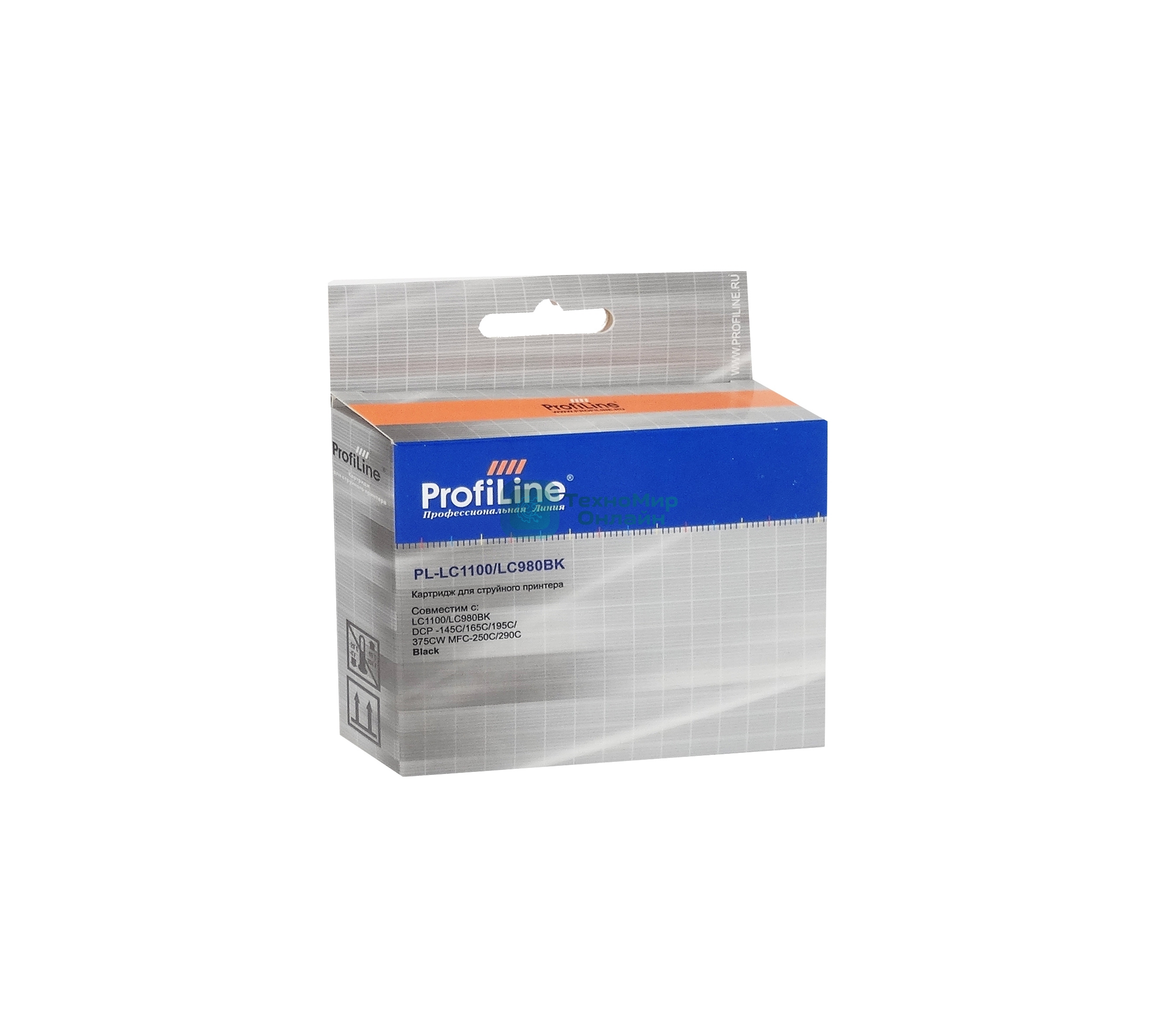 Картридж струйный для принтеров Brother PL-LC1100/LC980BK DCP -145C/165C/195С/375CW MFC-250C/290C/DCP-6690CW Black водн ProfiLine