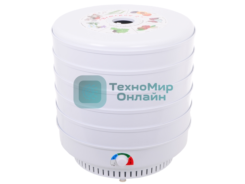 Сушилка для овощей и фруктов Ветерок-2 600 Вт, 5 поддонов, гофрокороб