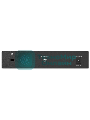 Коммутатор Unmanaged Switch with 8 10/100/1000Base-T ports (4 PoE ports 802.3af/802.3at (30 W), PoE Budget 68).8K Mac address, Auto-sensing, 802.3x Flow Control, Stand-alone, Auto MDI/MDI-X for each port, D-link Green technology, Metal case.Manual + Exter