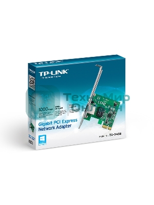 Сетевая карта TP-Link TG-3468 SOHO 32bit Gigabit PCIe, Realtek RTL8168B chipset