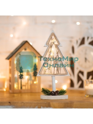 Деревянная фигурка с подсветкой 