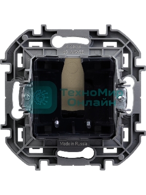 Inspiria Вывод кабеля с зажимом для крепления слоновая кость