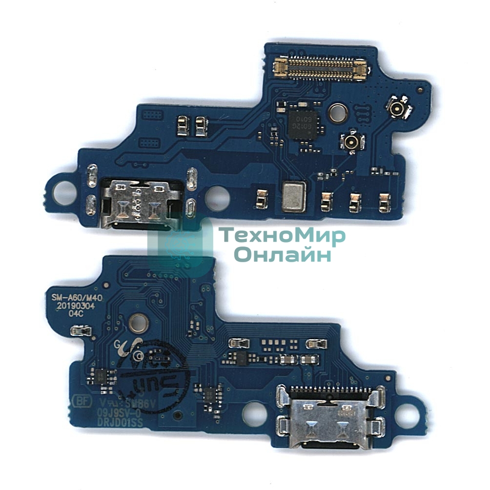 Шлейф разъема питания для Samsung Galaxy A60 A606F